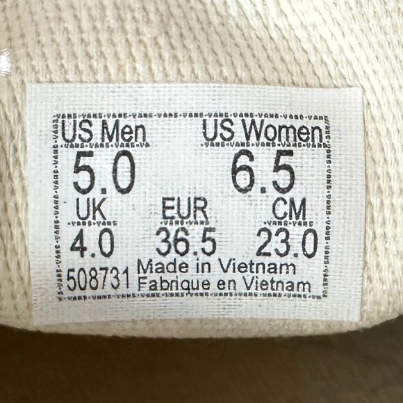 Vans Classic Anaheim Factory Tile Checkerboard Sneakers, Women’s 6.5 - Picture 7 of 7